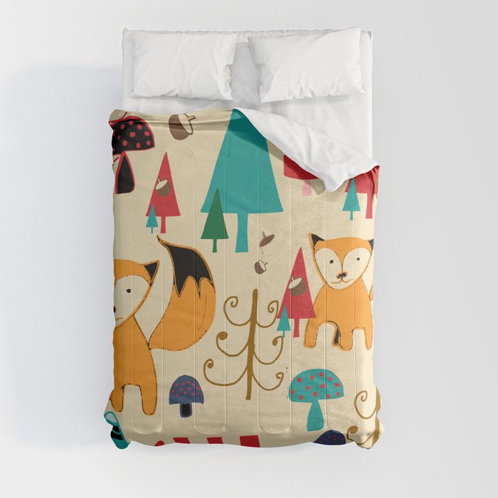 woodland fox Comforter