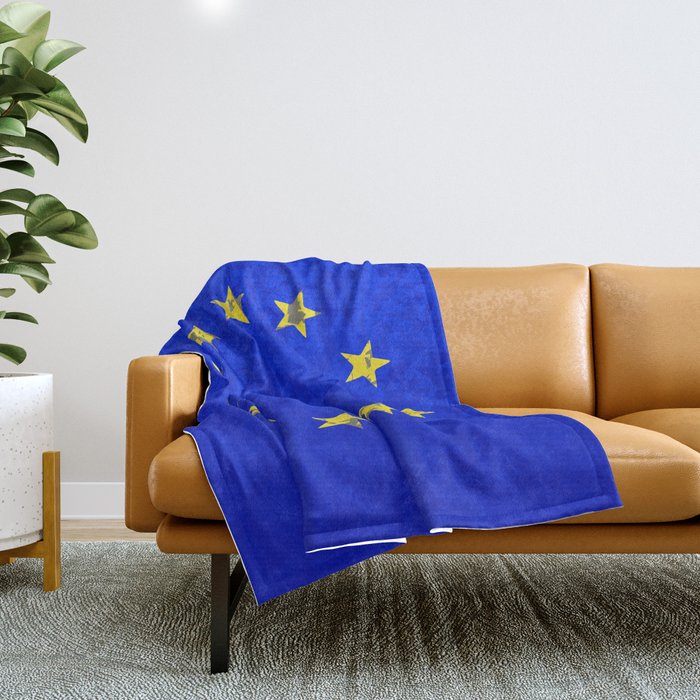 EU Flag Throw Blanket
