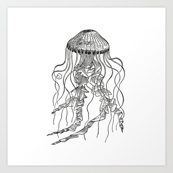 Jellyfish Art Print