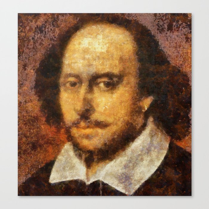 William Shakespeare Canvas Print
