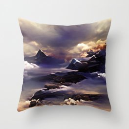 Cloud Valley Throw Pillow