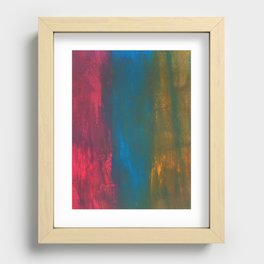 Abstract Vibrancy Recessed Framed Print