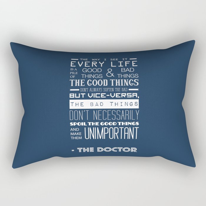 Doctor Who Rectangular Pillow