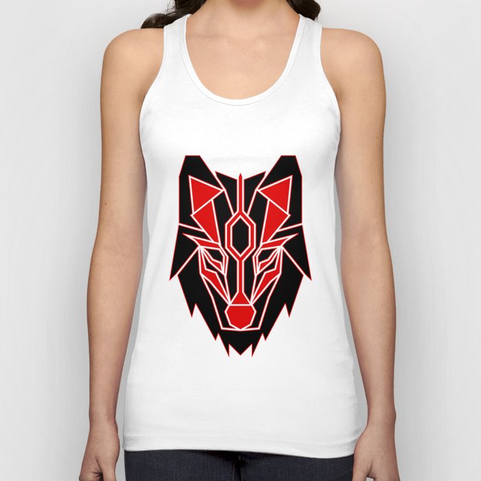 Red wolf Tank Top
