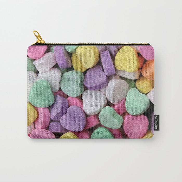 Sugar Hearts Carry-All Pouch