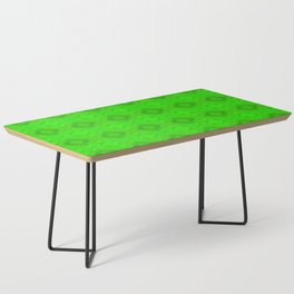 abstract pattern with paint strokes in green colors  Coffee Table