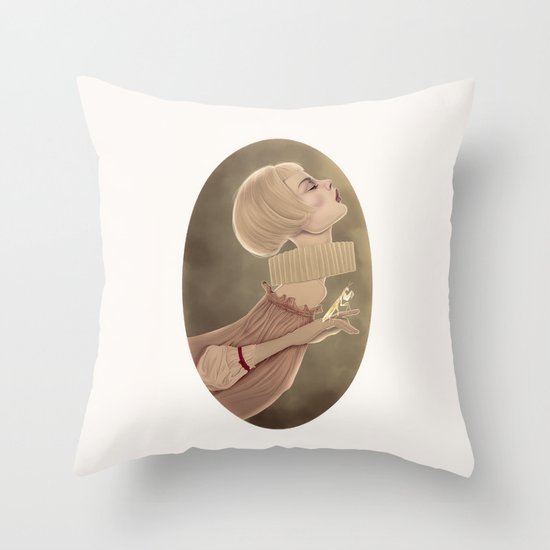 The Mantis Throw Pillow