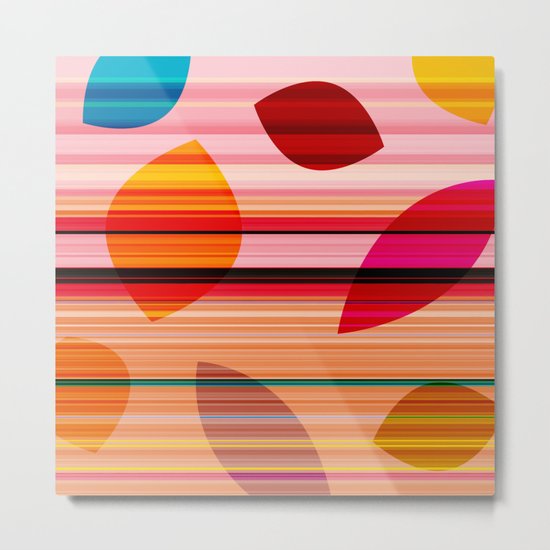 summerstripes Metal Print