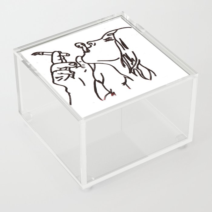 Smoke Kiss Acrylic Box