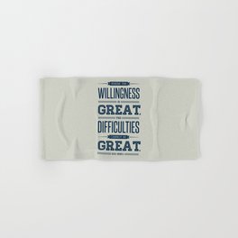 Motivation Quote Hand Bath Towels Society6