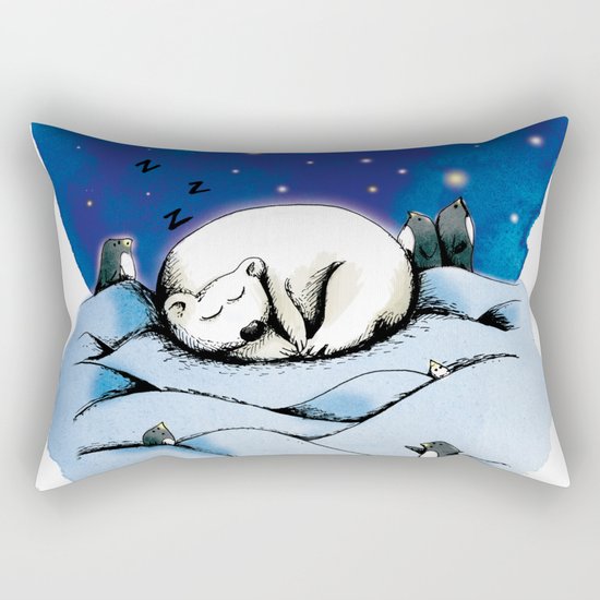 ours polaire Rectangular Pillow