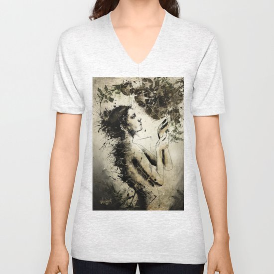7 of Pentacles Unisex V-Neck