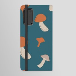 Seamless pattern with mushrooms Android Wallet Case