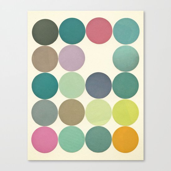 Circles I Canvas Print