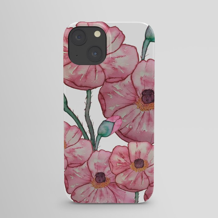 Poppy Flowers iPhone Case