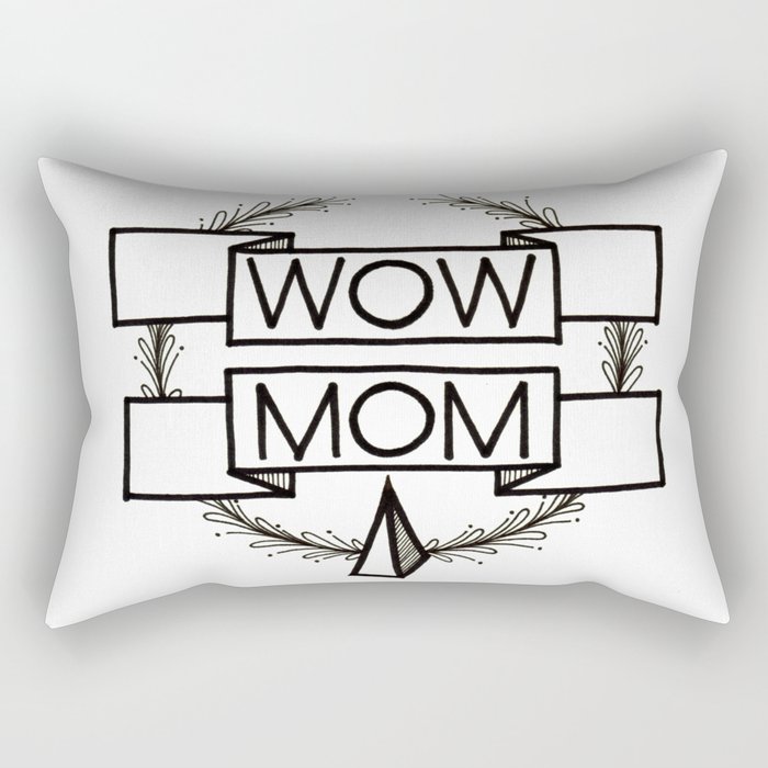 WOW MOM Rectangular Pillow