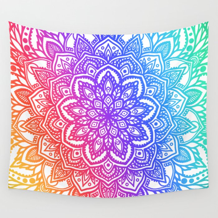 Rainbow shop mandala tapestry