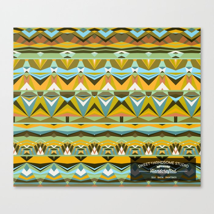 Abstract waves Canvas Print