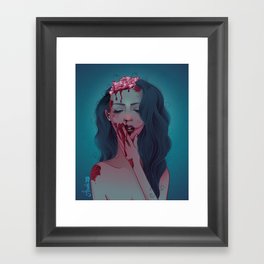 Lana da Zombi Framed Art Print