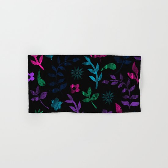 Seamless Flower Pattern III Hand & Bath Towel