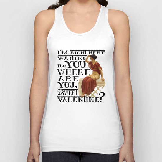 Right Here Waiting Unisex Tank Top