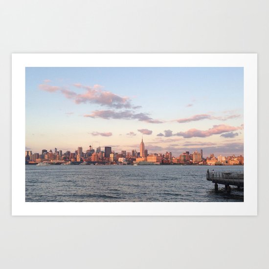 Summer's End, NYC Art Print