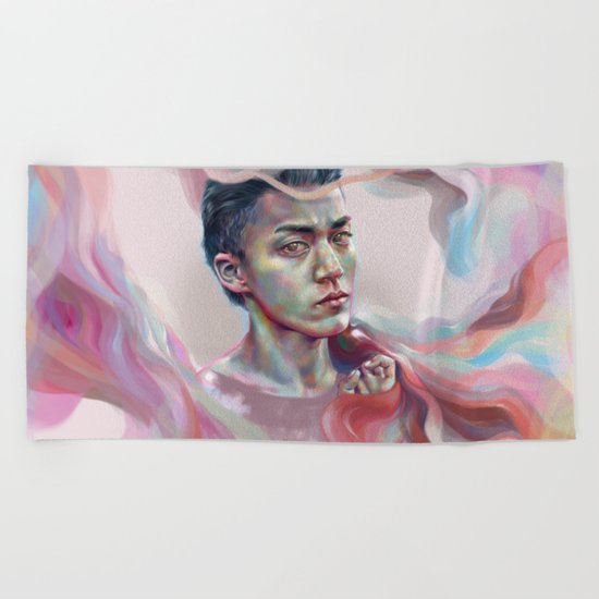 Anger in My Soul Beach Towel