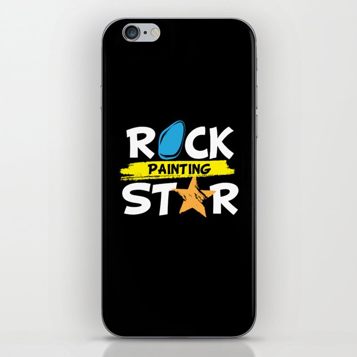 Rock Painting Star Stones iPhone Skin