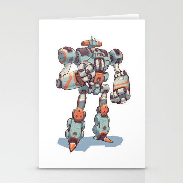 Robo Mecha 001 Stationery Cards