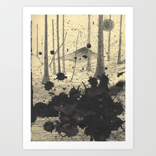 Snowstorm Art Print