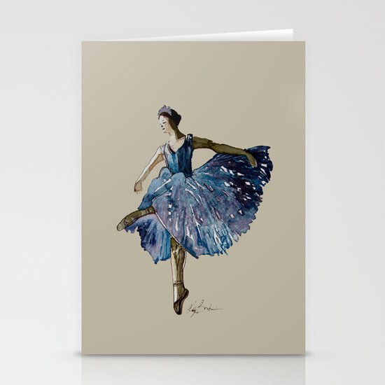 Ballerina Stationery Cards