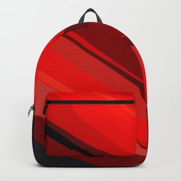 Red Hot fractal art Backpack