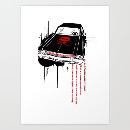 Death Proof Art Print
