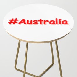 "#Australia" Cute Design. Buy Now Side Table