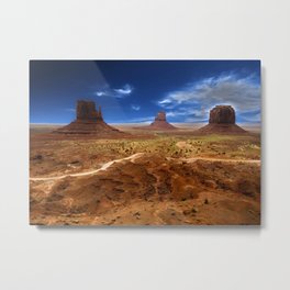 Monument Valley HDR Metal Print