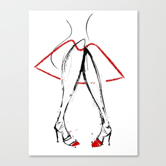 Kiss Canvas Print