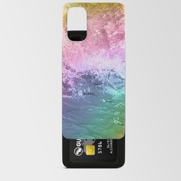 Ocean Waves Rainbow Gradient Texture Android Card Case