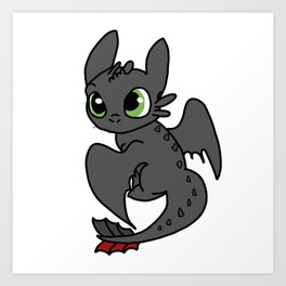 Night Fury Art Prints For Any Decor Style Society6 Complete the drawing by adding the necessary finishing touch. night fury art prints for any decor