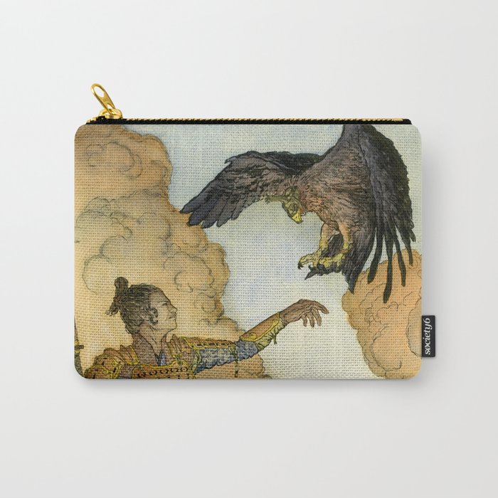 The Samurai and the Eagle Carry-All Pouch