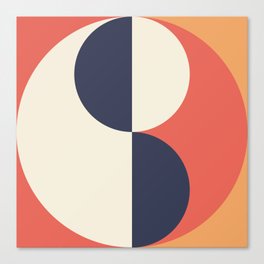 Geometric Midcentury Bauhaus Canvas Print
