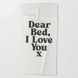 Dear Bed I Love You x Beach Towel