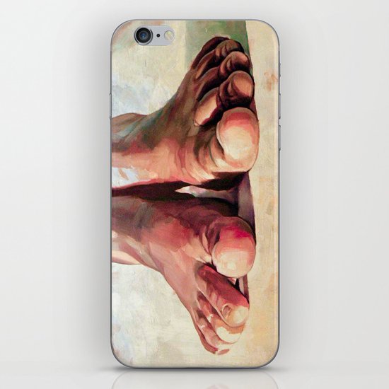 Pensando con los pies iPhone & iPod Skin