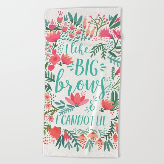 Big Brows – Juicy Palette Beach Towel