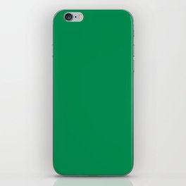Green Bee pure pastel solid color modern abstract pattern  iPhone Skin