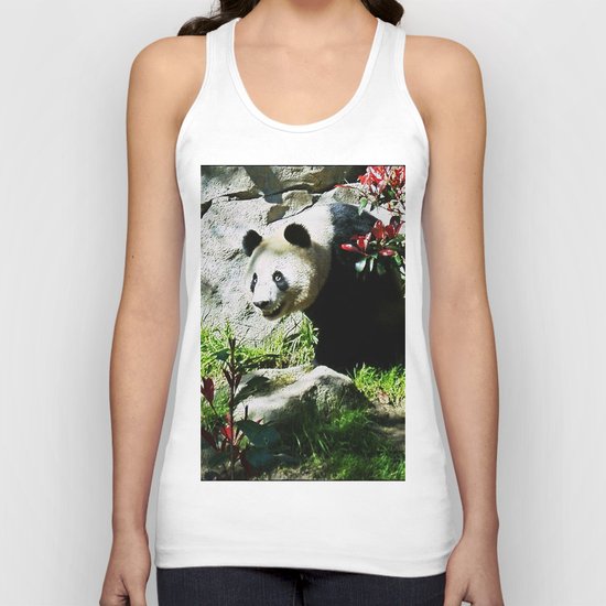 Panda Smile Unisex Tank Top