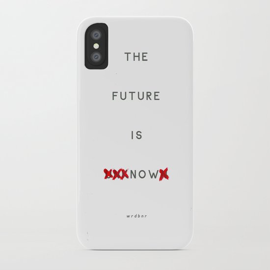 The future is now iPhone Case