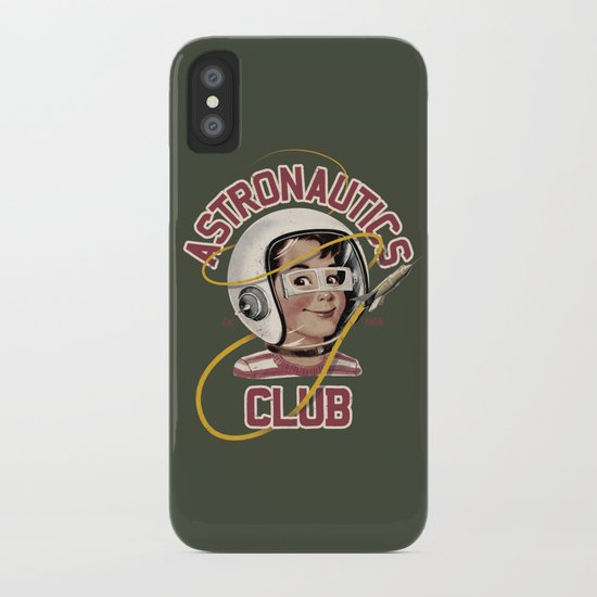 Astro Club (green) iPhone Case