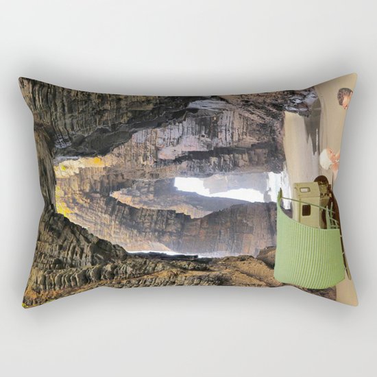 sous les rochers Rectangular Pillow