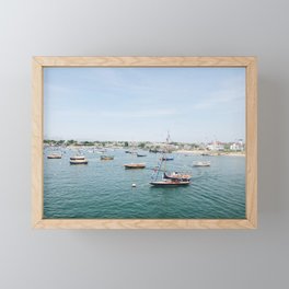 Nantucket Island Harbor on July Fourth Framed Mini Art Print
