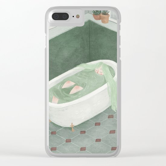 Bathtime Clear iPhone Case